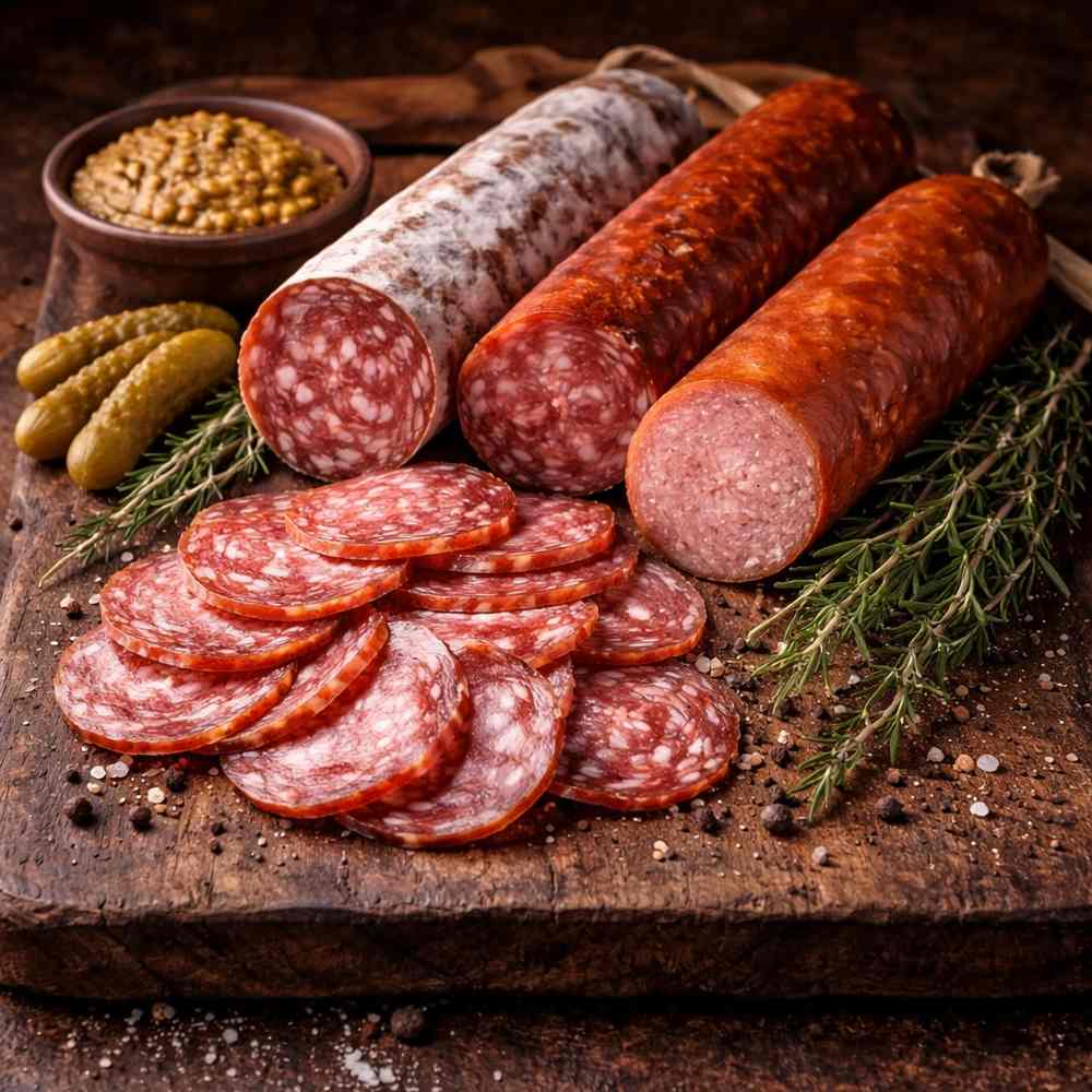 Salamis & Mettwurst