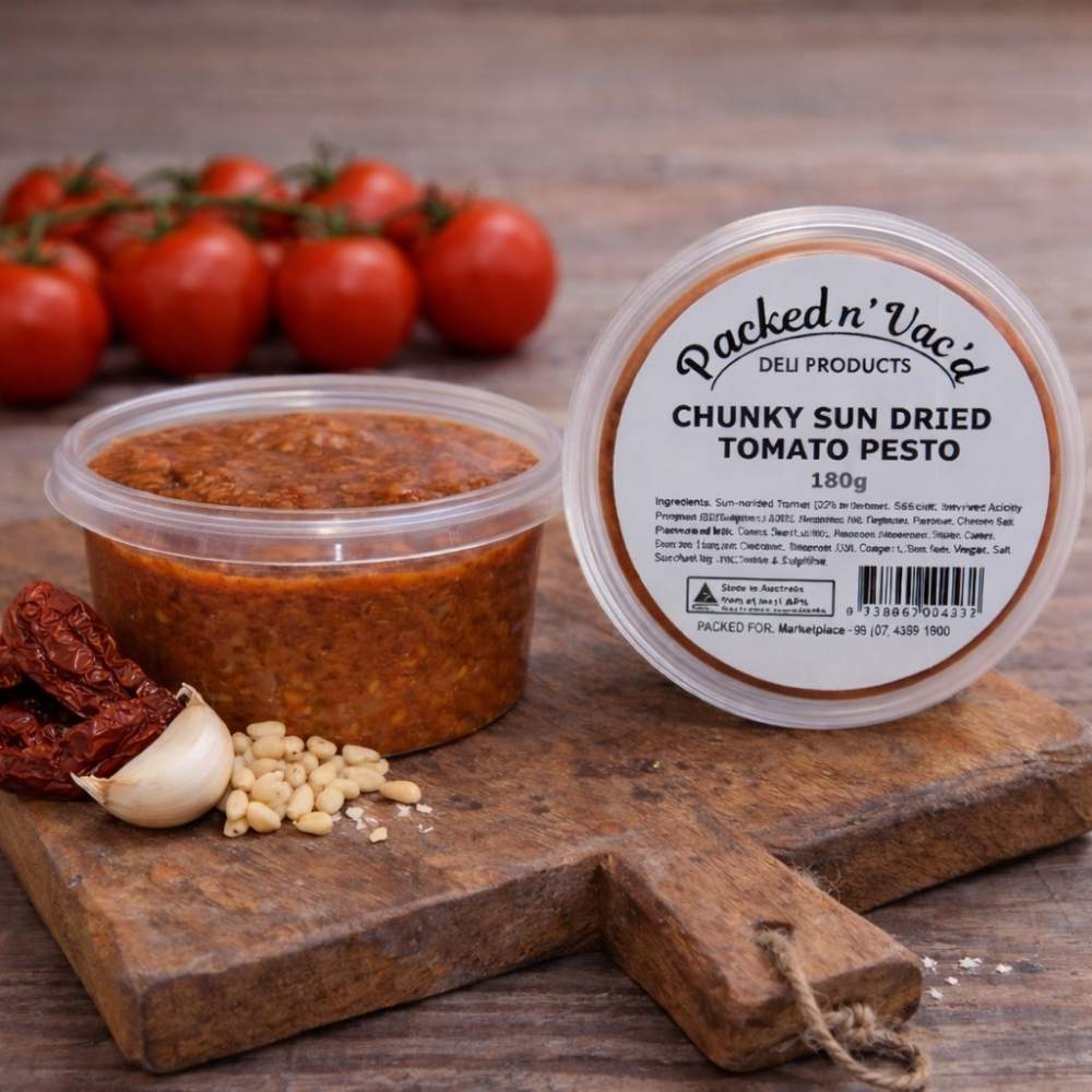 Chunky Sundried Tomato Pesto