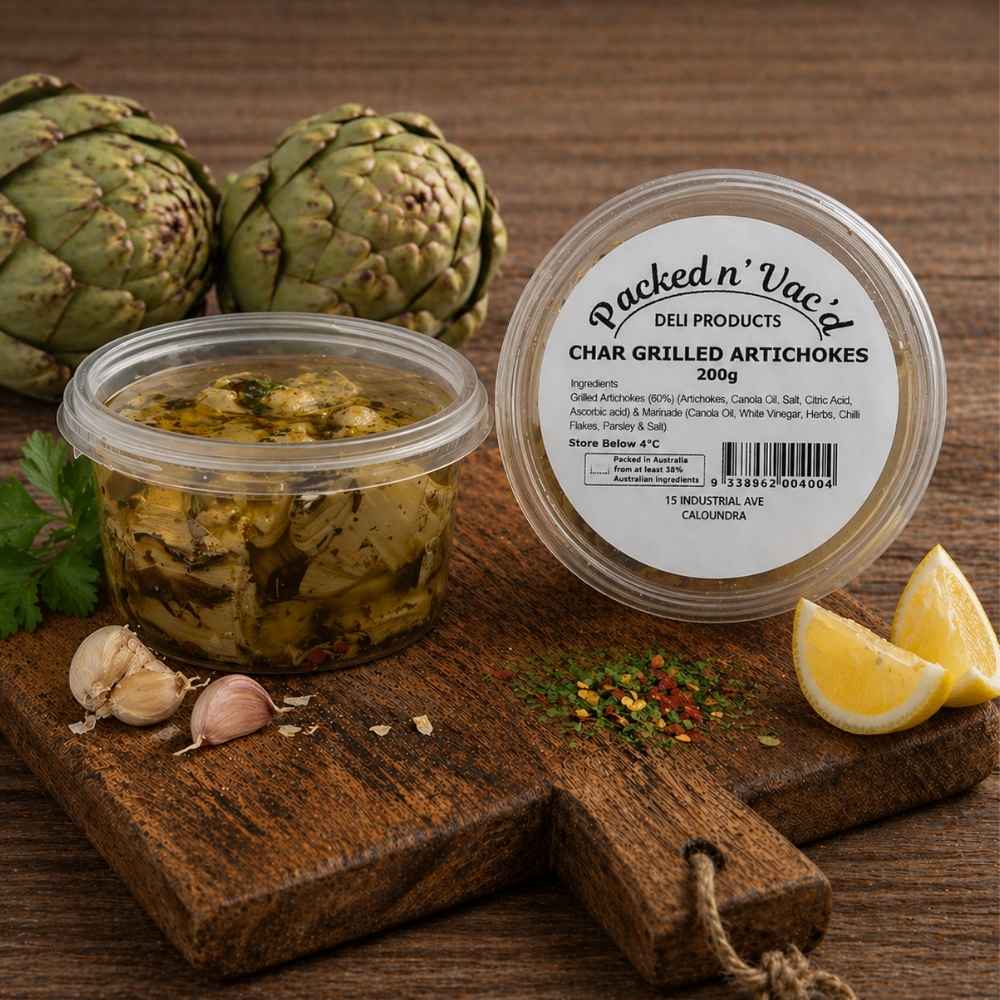 Char Grilled Artichokes